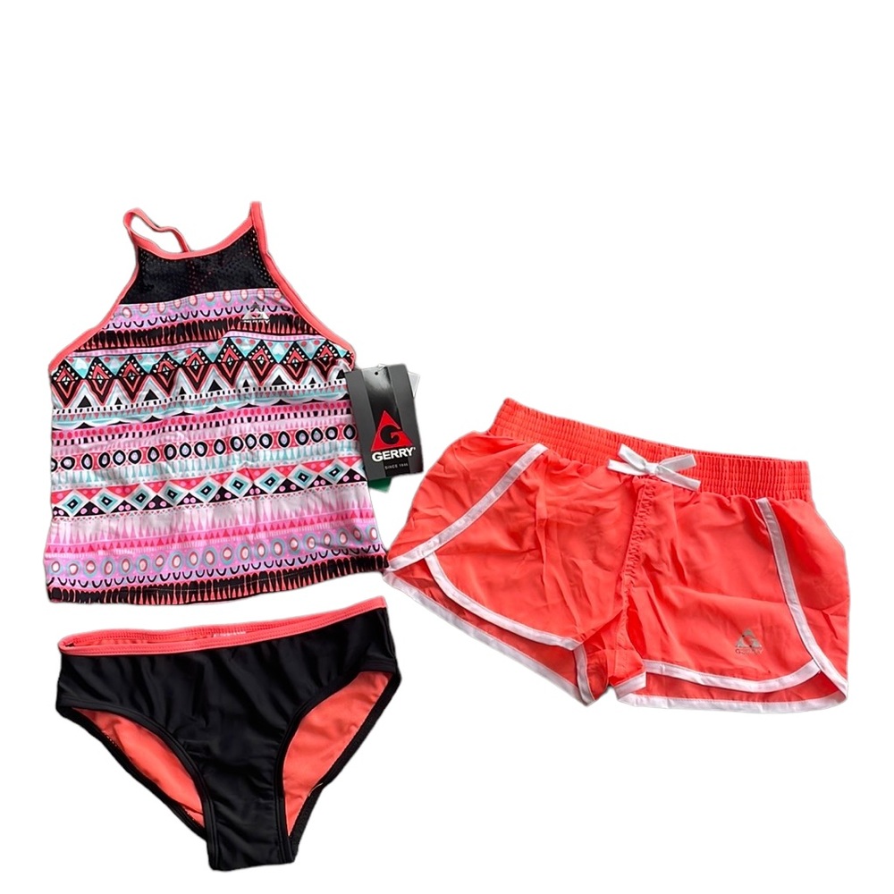 Girls 3-pc Swimsuit Set